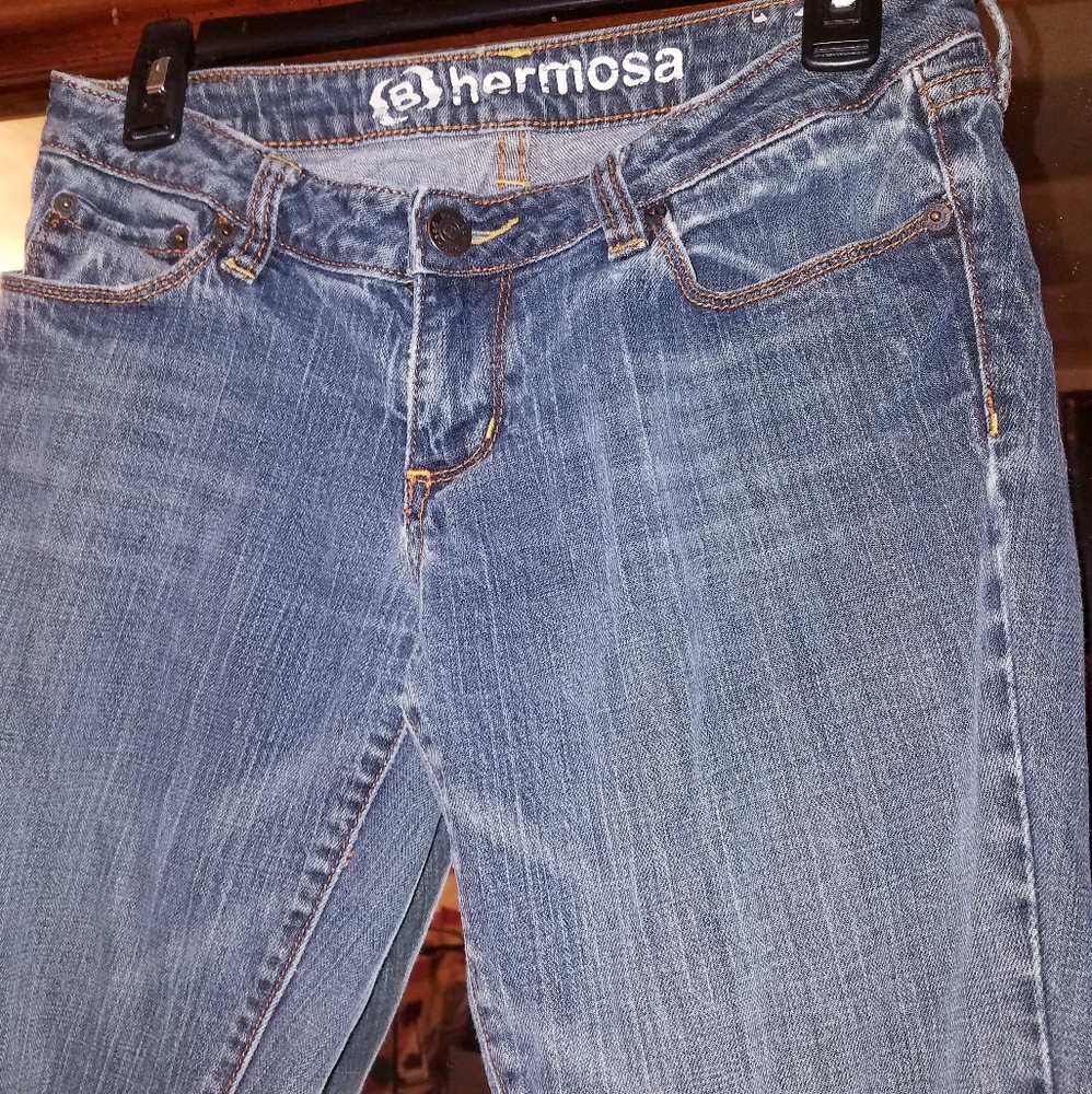 B Hermosa super skinny Southern short denim jeans